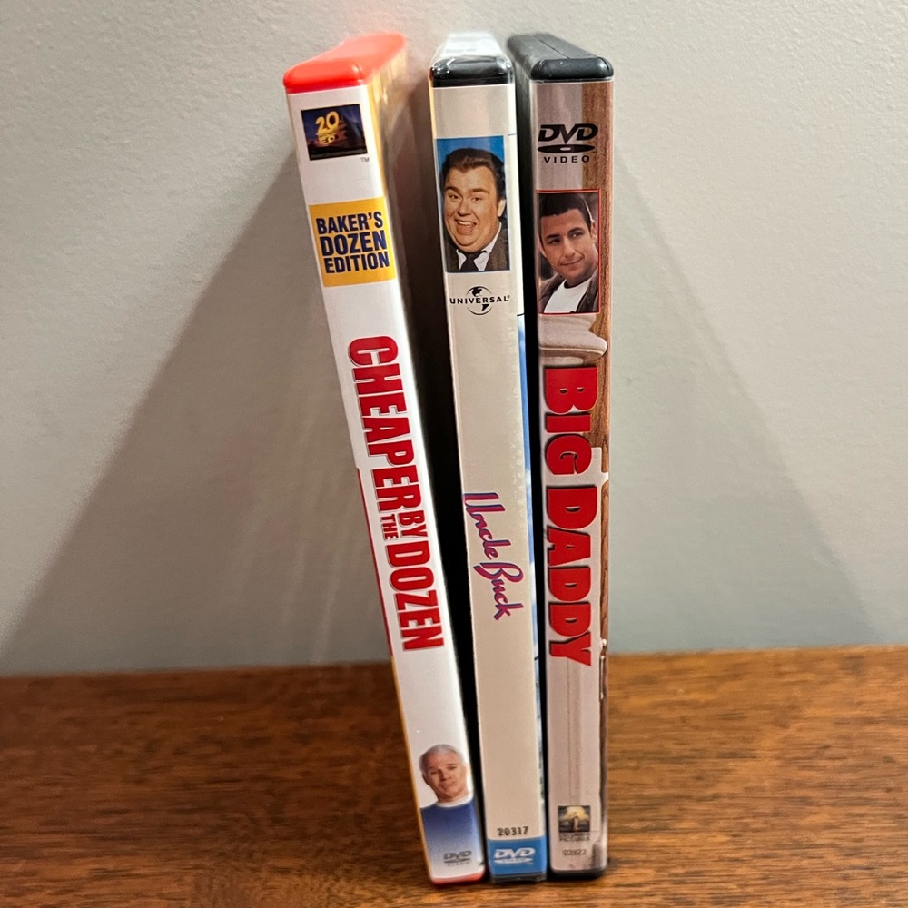 Lot of 3 DVDs - Uncle Buck, Big Daddy, Cheaper by the Dozen